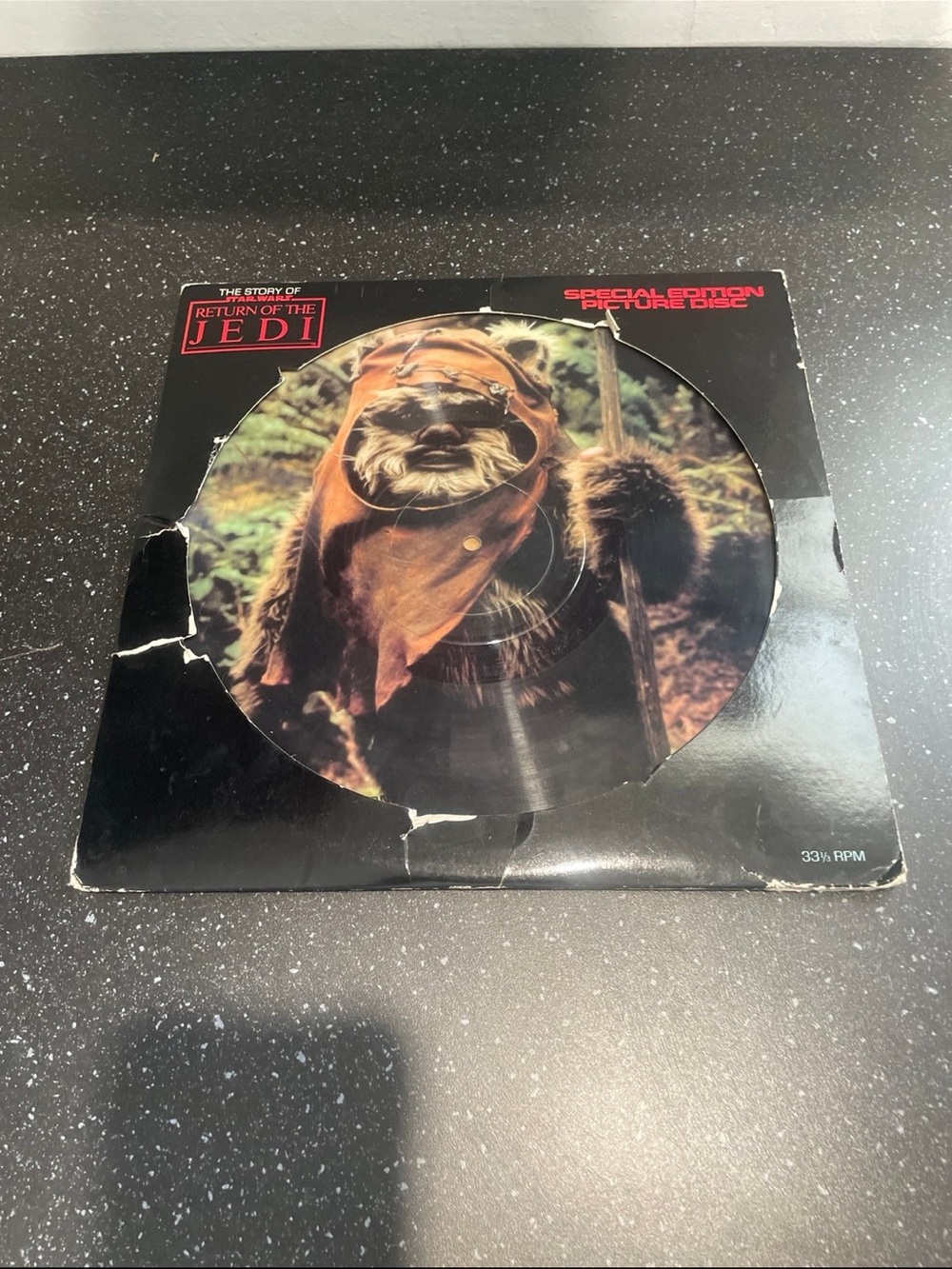 Star Wars return of the Jedi special edition picture disc 1983